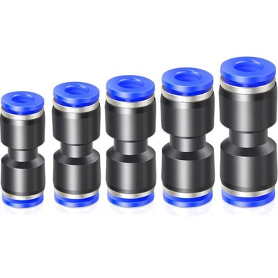 Pneumatik Schlauchanschluss 60 Stück 4-12mm Kunststoff Quick-Connect Fitting ...