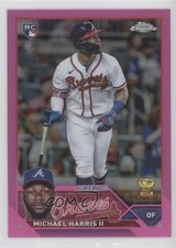 2023 Topps Chrome Pink Refractor Michael Harris II #79 05ns