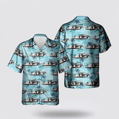 US Navy Grumman E 2C Hawkeye 2000 Hawaiian Shirt 8211 Gifts For Military Personn