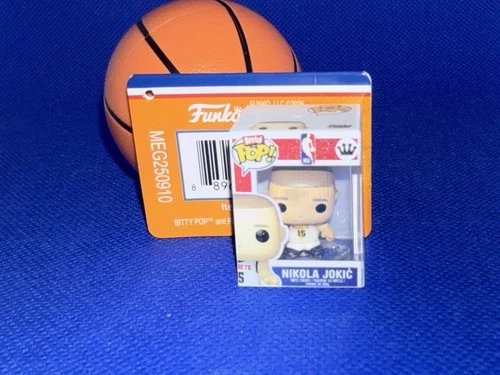 Funko Bitty Pop NBA Nikola Jokic Denver Nuggets Mini Figure w/ Case