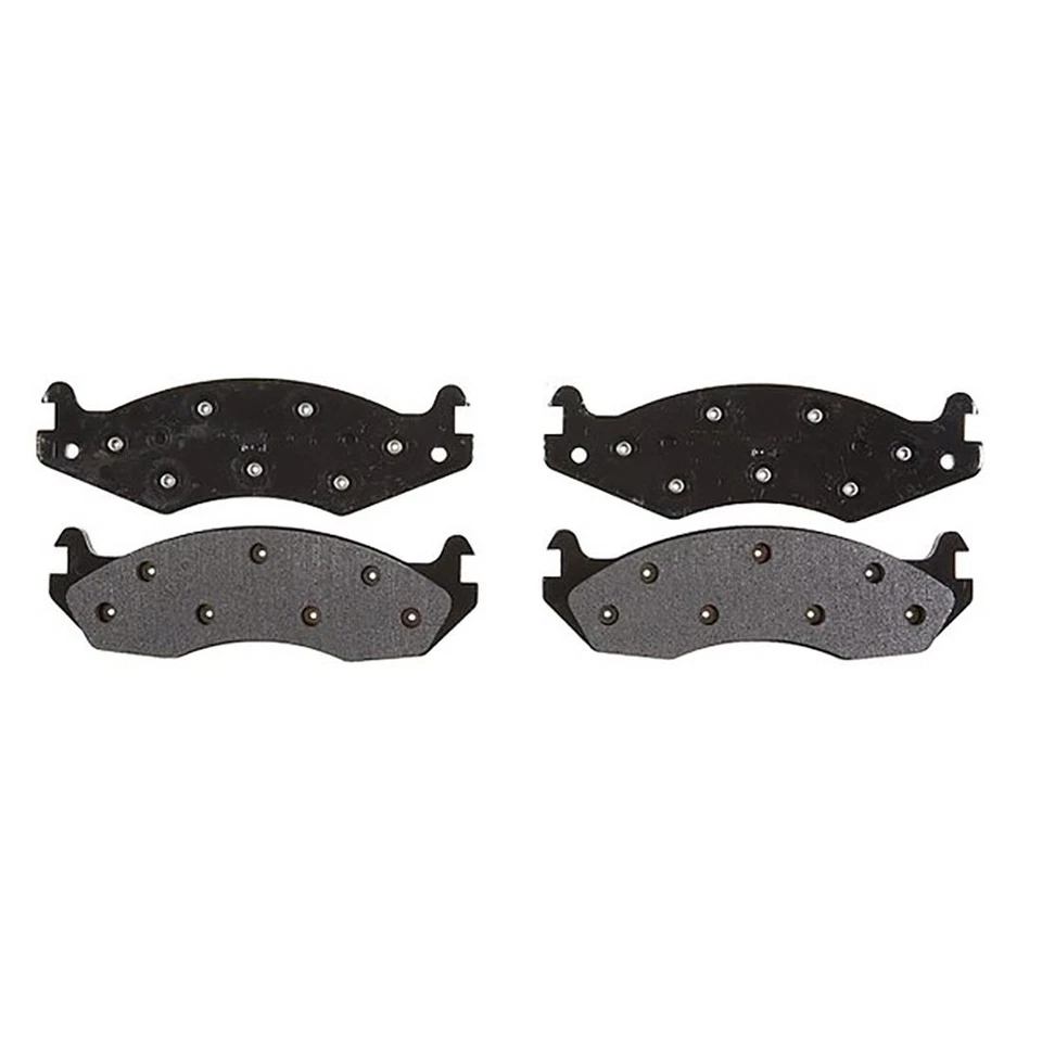 Pastillas de freno delanteras metálicas y zapatas traseras Element3 para Jeep Cherokee 1986-1989 Foto 3 de 4