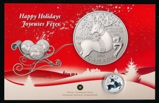 Canada: 2012 $20 Christmas Happy Holidays 9999 Silver Specimen Coin ASW 0.256oz