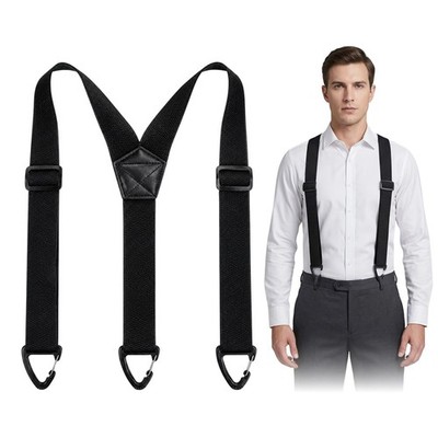 Black Suspenders for Men Suspenders for Men Under Clothing Belt Strap Hidden ...