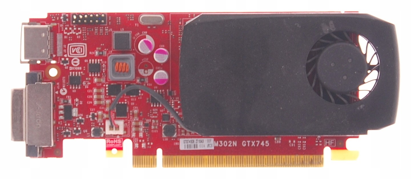 NVIDIA GeForce GTX745 4GB DDR3 graphics card 0TC2P0 D