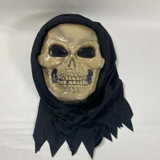 Halloween Mask Bleeding Skull Two Layer Blood Flow Down Face For Parts Only