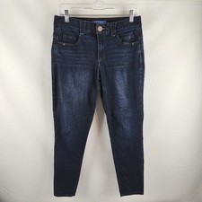 Democracy Ab Solution Womens 8 Blue Denim Jegging Ankle Jeans 29x26 