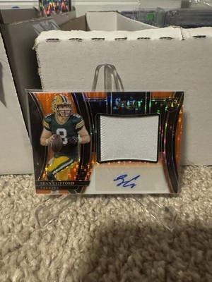 SEAN CLIFFORD 2023 SELECT RPA ROOKIE JUMBO PATCH Neon Orange Pulsar #/33 RC Auto