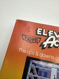 Nintendo NES Hangtab 5-Screw Elevator Action Game, Complete in Box, Tested