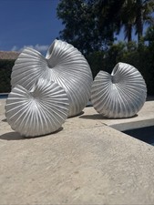 Calicho Silver Vases Small, Medium, Large Set Of Three