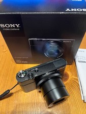 SONY Cyber-shot DSC-RX100 Black, rarely , CMOS 1.0-inch, 20.2MP, with original
