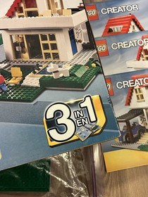 LEGO CREATOR: Hillside House 5771 Incomplete w/ Manuals Box Mini Fig