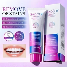 Purple Whitening Toothpaste Maintain Gum Health Stain Removal Fresh Oral Cavity