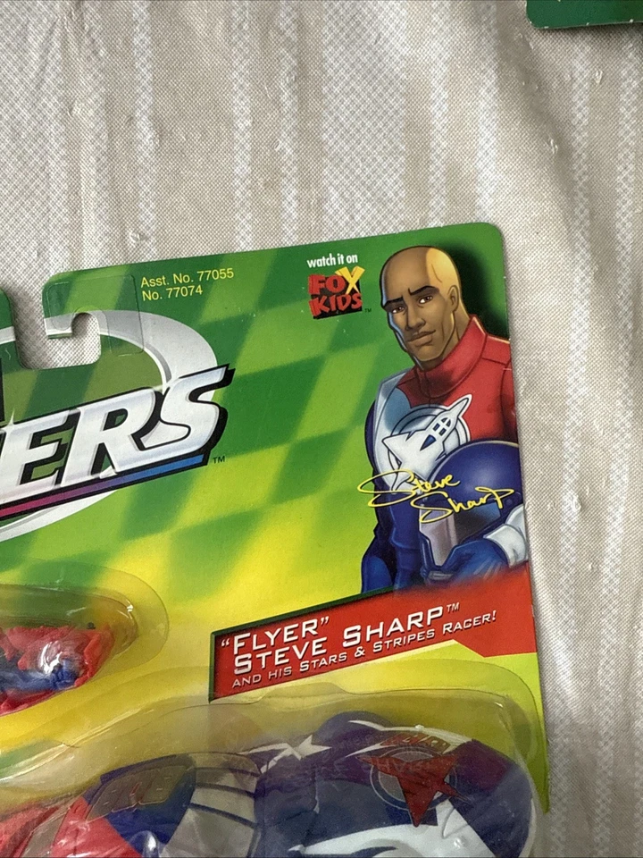 Rare Vintage 1999 Nascar Racers #808 Flyer Steve Sharp FASTEX FOX KIDS Hasbro - Image 3 of 4