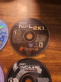Lot Of 4 SEGA Dreamcast Games NFL NCAA Shenmue Passport