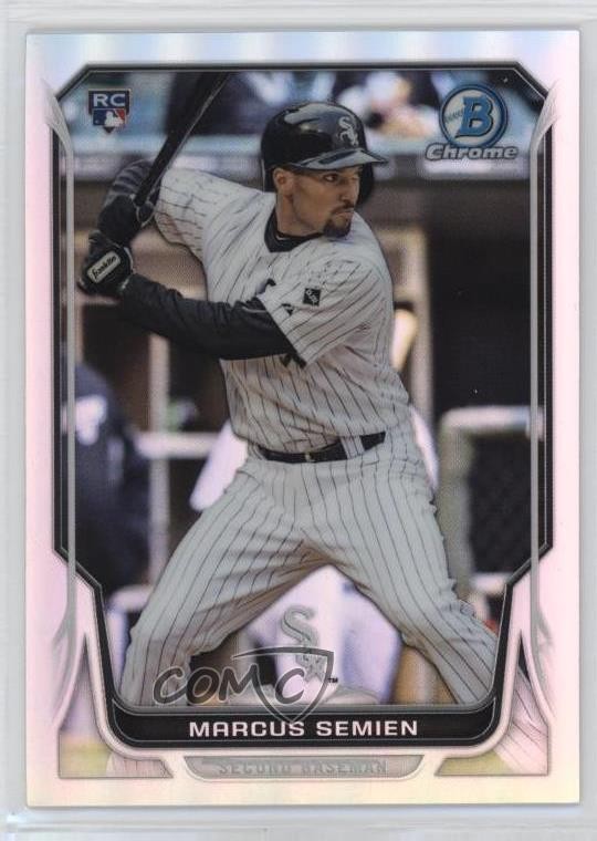 2014 Bowman Chrome Refractor 452/500 Marcus Semien #10 3j7