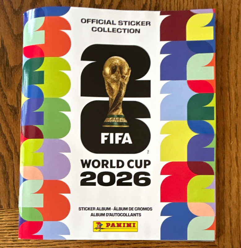 Panini FIFA World Cup 2026 Official Sticker Collection Empty Sticker Album