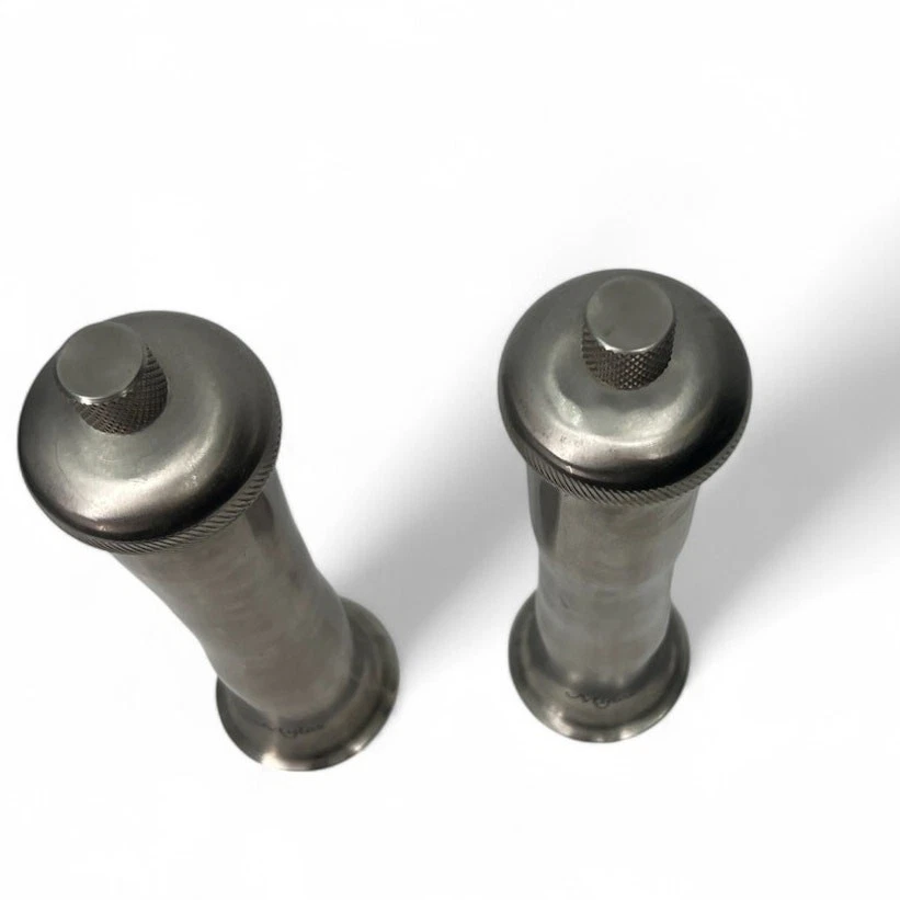 Cole Mason MYLAS Stainless Steel Salt & Pepper Shaker Grinder Williams Sonoma - Image 3 of 4