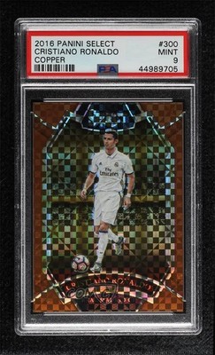 2016-17 Panini Select Field Level Copper Prizm 24/49 Cristiano Ronaldo #300 s6t