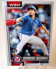 2026 Topps Series 1 #32 Shinnosuke Ogasawara Rookie Washington Nationals