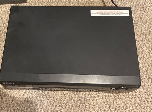 Sony VCR Hi-Fi Estéreo SLV-N51 VHS Reproductor Grabador Probado y Funciona - Sin Control Remoto - Imagen 3 de 6