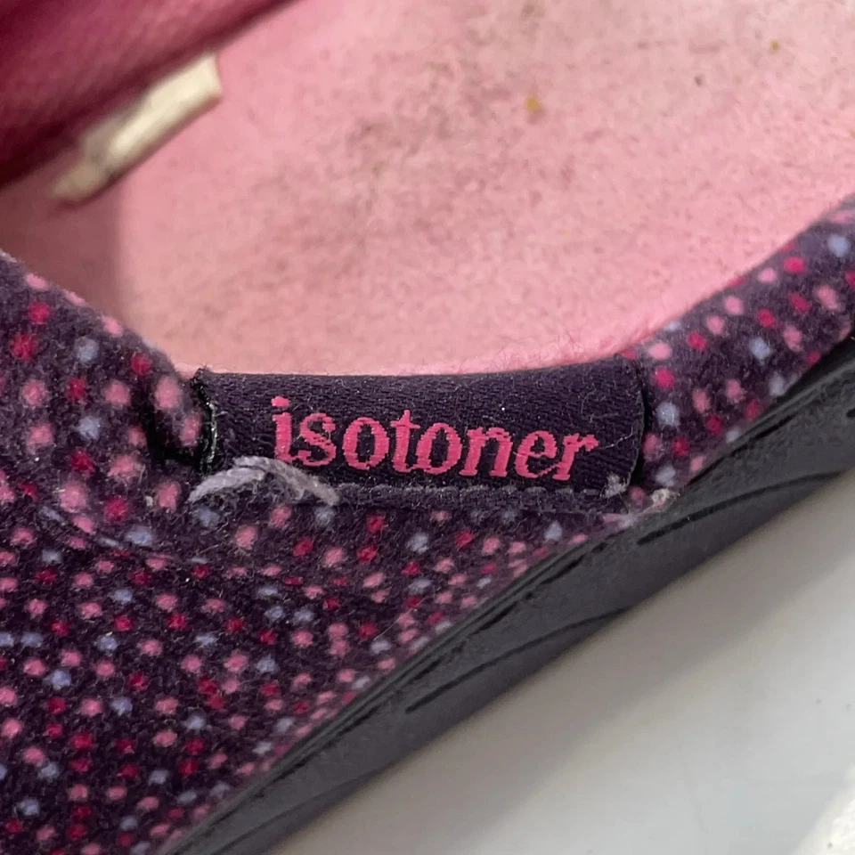 Isotoner, Hausschuhe, Größe: 37, Lila/Pink/Mehrfarbig, Damen #4Is - Bild 4 von 4