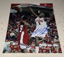 JJ HICKSON SIGNED 8X10 PHOTO NC STATE WOLFPACK BASKETBALL AUTOGRAPH 🏀🐺🏀
