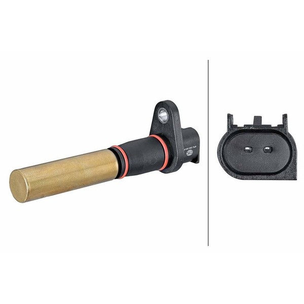 Impulsgeber Kurbelwelle Induktivsensor 2-Polig Hella FüR U.A. Chevrolet-image