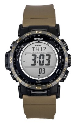 Casio Pro Trek Digital Bio-Based Resin Solar PRW-35LD-5 100M Herrenuhr