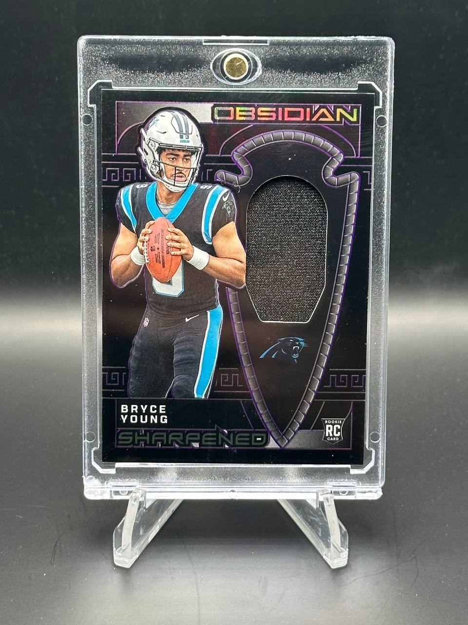 2023 Obsidian BRYCE YOUNG Rookie RC Sharpened Purple Etch /75 Panthers #SSW-BYO