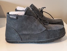 Minnetonka Men's Torrey Boot Slippers - 41064 - Charcoal Grey - 10 M