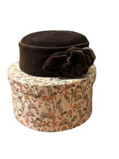 Phyllis Eley Vintage Brown Hat Handmade One Of A Kind Church Hat