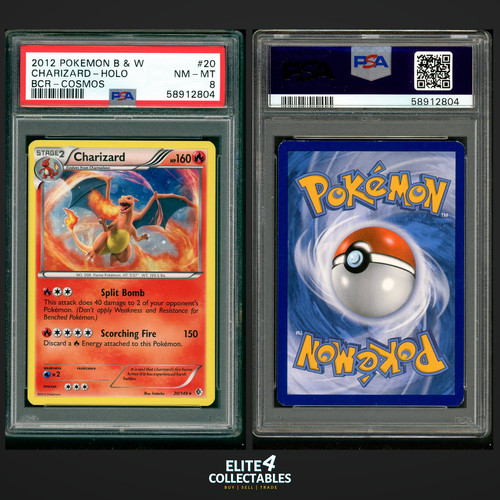 Charizard graded PSA 8 for sale on eBay
