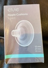 Elvie Nipple Cushions 15mm   2-Pack Medium Soft Silicone   New Sealed Box
