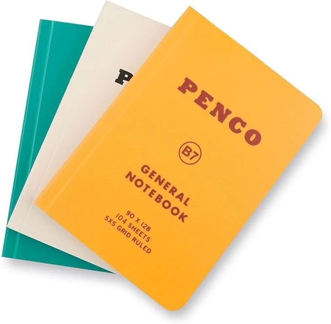 HIGHTIDE Penco Notebook B7 Grid Yellow CN158 - Image 2 of 4