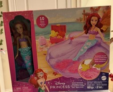 Disney Princess Ariel Mermaid Doll Pool Set with Moldable Sand NEW
