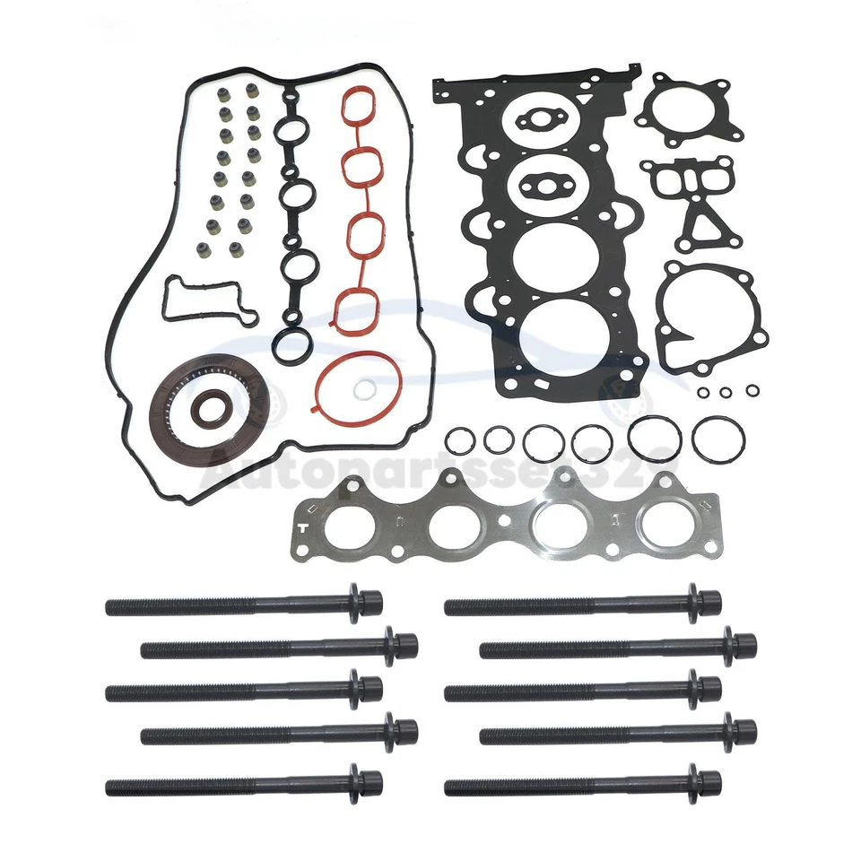 Head Gasket With Bolts Set For 2012-2016 Hyundai Kia Accent Rio 1.6L L4 DOHC 16v Foto 4 de 4