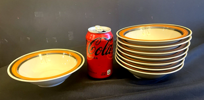 MCM 42 Pc 1960s Japan Society Collection Stoneware China 2-Tone