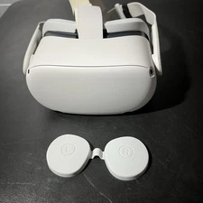 Oculus Meta Quest 2 128GB VR Tested! (Headset Only) W/Lens Eye Protection Cover