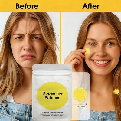 30PC Patches Dopamine Patches Mood Support and Positivity Mental Wellness