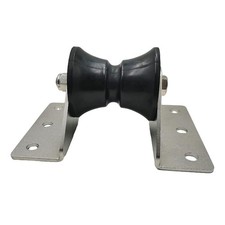 Soporte de rodillo de anclaje de arco MARINE CITY 8" para barcos rodillo de arco de repuesto negro