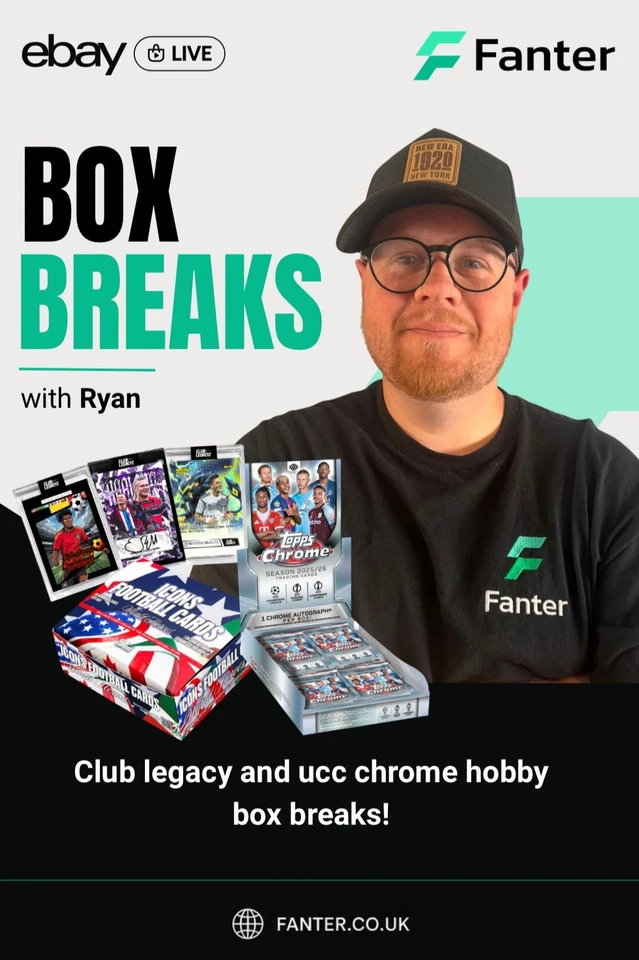 CLUB LEGACY ICONS OF FOOTBALL & UCC CHROME HOBBY BREAKS!