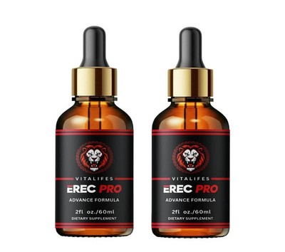 (2 Pack) ErecPro ED Drops for Men Formula to Boost Performance & Energy (30Serv)