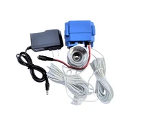 Automatic Shutoff valve 1" water leak detector, alarm, 2 sensors, Stainless, CV