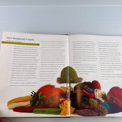 HIP KNIT HATS Cathy Carron 40 FABULOUS DESIGNS HARDCOVER FASHION ACCESSORY CRAFT - Picture 11 of 18