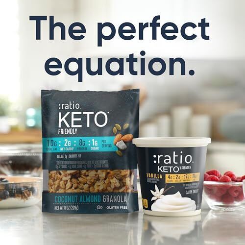 Verhältnis Kokosnuss Mandel Granola Getreide 1g Zucker Keto freundlich 8 OZ wiederverschließbar Ce... - Bild 7 von 12