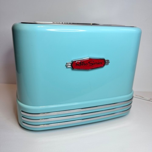 Retro Series Nostalgia Turquoise 2-Slice Toaster – Model RTOS200AQ - 第 1/6 張圖片
