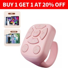 Tiktok Bluetooth Remote Control Scrolling Ring TIKTok Page Turner Pink 