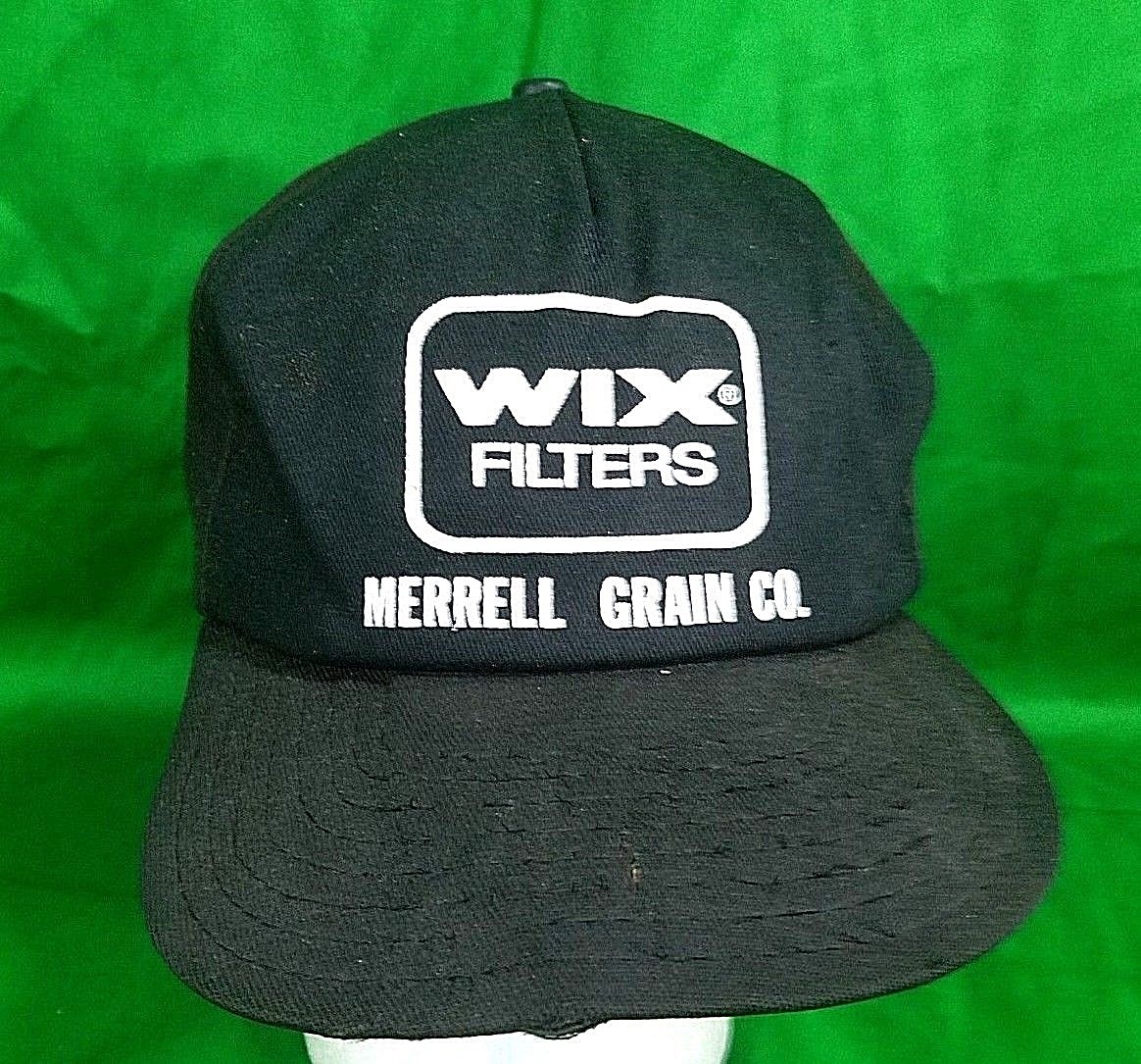 Cappello Vintage Wix Filters Distressed Merrell Grain Co Feed Seed Snapback Cap