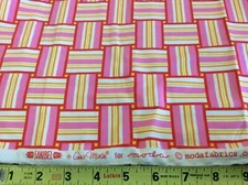 SANIBEL #10033-15 PINK/YELLOW FOR MODA-- 5/8 YARD