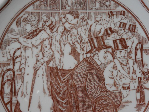 Hutschenreuther - Bernard de Romanet - Wandteller - Cafe de la Paix - 20 cm (A) - Picture 2 of 3